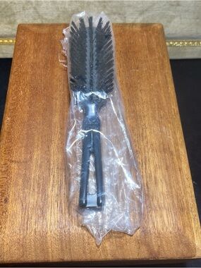 Vintage Stanley Hair Brush Nylon Bristle New Old Stock USA Gray